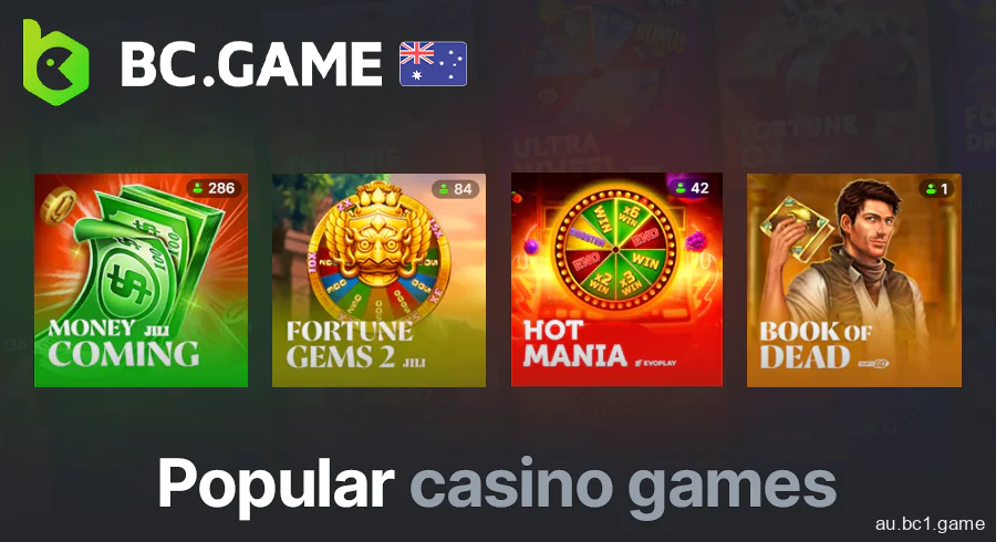 Popular game in BC.Game casino app