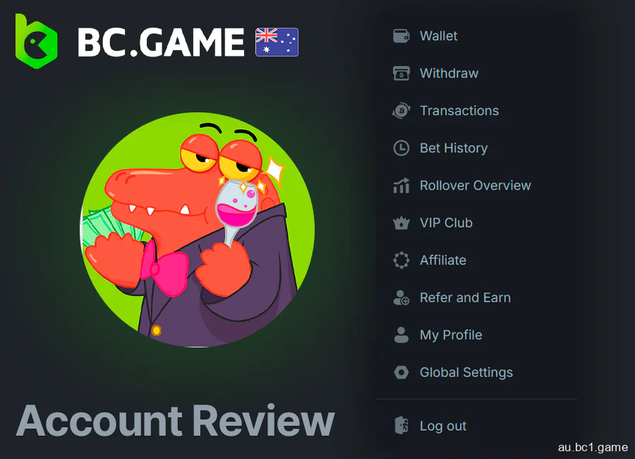 BC.Game personal account review