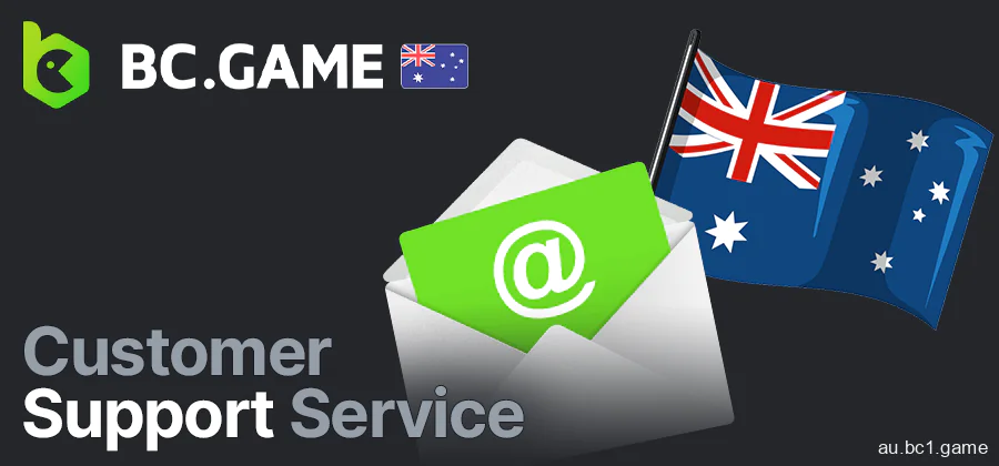 BC.Game customer support service for players from Australia