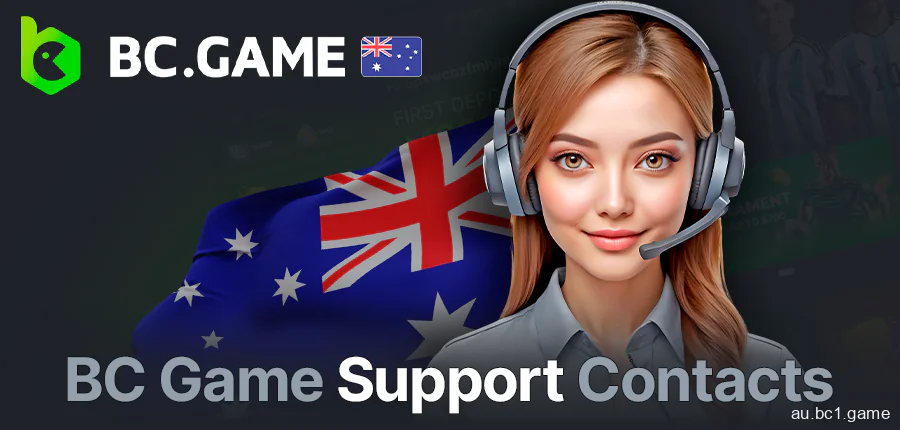 BC Game support team in Australia